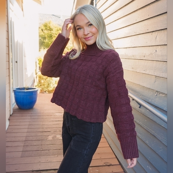 FREE PEOPLE Soul Searcher Mock Neck Womens Sweater NWOT - Picture 17 of 17